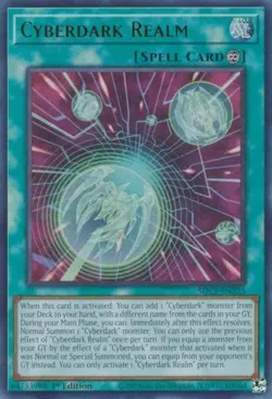 Cyberdark Realm - SDCS-EN023 - Ultra Rare - 1st Edition NM Yugioh Structure Deck - Image 1