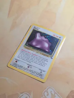Ditto 3/62 Holo Rare WotC Pokemon Trading Card Game TCG Fossil Vintage ✨ - Image 3
