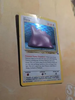 Ditto 3/62 Holo Rare WotC Pokemon Trading Card Game TCG Fossil Vintage ✨ - Image 5