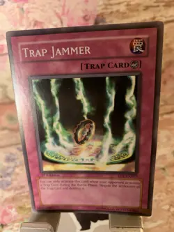 Trap Jammer SD1-EN027 1st Edition Common Yu-Gi-Oh! Tcg Magic Trap Card - Image 1