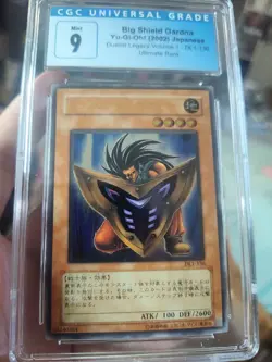 DL1-136 Big Shield Gardna Ultimate Rare Yugioh Japanese CGC 9 - Image 1