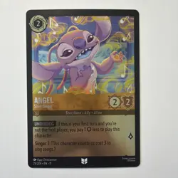 Disney Lorcana Winterspell Angel Siren Singer 25/204 Uncommon Cold Foil NM - Image 1