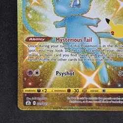 Pokemon TCG Celebrations Blue Mew 025/025 Secret Gold Blue Mew 25th Anniversary - Image 5