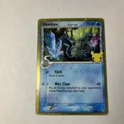 Mimikyu SWSH136 Sword & Shield Black Star Promo Pokemon TCG English Cosmo Foil - Image 1