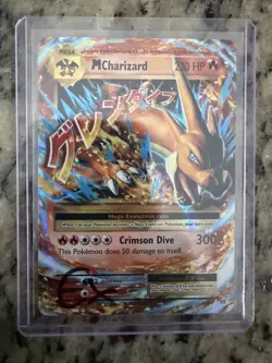Mega Charizard EX 2016 Pokemon XY Evolutions #13/108 Holo Rare - Image 1