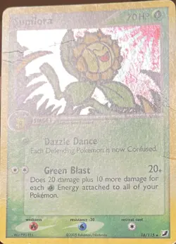 Sunflora 16/115 Holo 2005 EX Unseen Forces DMG/MP - Image 3