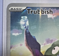Pokemon TCG Trubbish 140/086 Full Art Illustration Rare NM – SV White Flare - Image 3