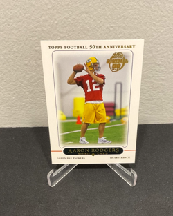 Topps 2005 Football 50th Anniversary Aaron Rodgers RC #431 Packers/Steelers - Image 1