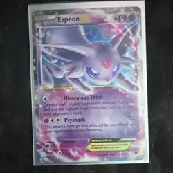 Espeon EX Ultra Rare Holo 52/122 Breakpoint Basic Stage HP 170 Pokemon Card - Image 1