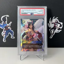 2025 Ahri - 255/298 Riftbound Origins League Of Legends Prize Pack Promo PSA 10 - Image 1