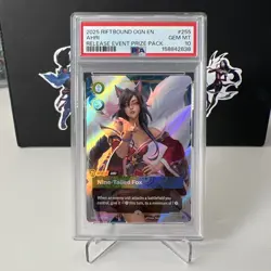 2025 Ahri - 255/298 Riftbound Origins League Of Legends Prize Pack Promo PSA 10 - Image 3