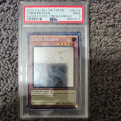 2022 Yu-Gi-Oh! Cyber Dragon GFP2-EN178 Ghost Rare PSA 9 - Image 1