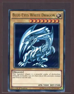 1st Ed Blue-Eyes White Dragon Holo Ultra Rare Yu-Gi-Oh! Card DUSA-EN043 EXC/LP - Image 1