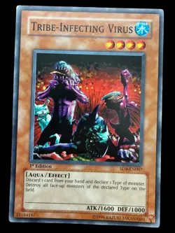 Tribe-Infecting Virus SD4-EN007 (Common, 1st Edition, Moderately Played / MP) - Image 1