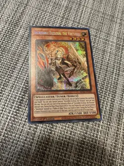 Yu-Gi-Oh! TCG Incredible Ecclesia, the Virtuous MP22-EN188 Prismatic 1st Ed NM - Image 1