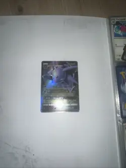 This is a Pokemon TCG Espeon GX Sun & Moon Base Set 61/149 Holo Ultra Rare card. - Image 1