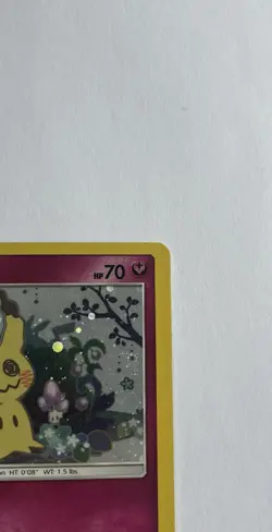 Pokemon Mimikyu TCG Sun Moon SM163 Holo Rare Black Star Promo Card NM Condition - Image 3