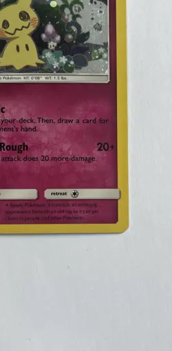 Pokemon Mimikyu TCG Sun Moon SM163 Holo Rare Black Star Promo Card NM Condition - Image 4