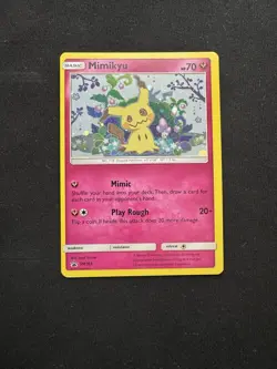 Mimikyu SM163 Sun & Moon Holo Rare Black Star Promo Pokemon TCG Card 2019 LP - Image 1
