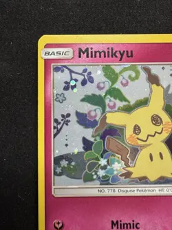 Mimikyu SM163 Sun & Moon Holo Rare Black Star Promo Pokemon TCG Card 2019 LP - Image 2