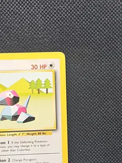 Pokemon Porygon 39/102 BS Base Set Unlimited Lightly Played TCG Card - Image 2