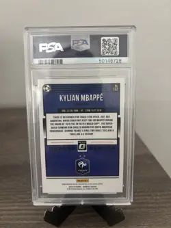 Panini 2018-19 Donruss Optic Kylian Mbappe #132 PSA 8 France Soccer Card - Image 2