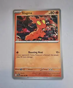 Slugma Normal Common SV05: Temporal Forces 028/162 Pokemon Card NM - Image 1