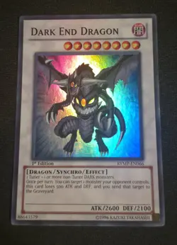 Yu-Gi-Oh! Dark End Dragon RYMP-EN066 Super Rare 1st Edition LP - Image 1