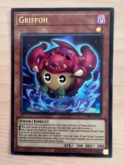 Yugioh Griffoh CORI-EN004 Ultra Rare Chaos Origins 1st Edition Near Mint - Image 1
