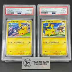 PSA 10 Pikachu 197/SV-P 120/SV-P Gym Promo Japanese Pokemon Card - Image 1