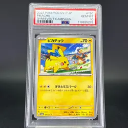 PSA 10 Pikachu 197/SV-P 120/SV-P Gym Promo Japanese Pokemon Card - Image 4