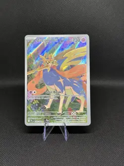 Zacian 100/094 Me02: Phantasmal Flames Holo Near Mint Pokemon Card - Image 1