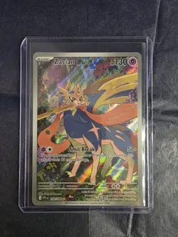 Zacian 100/094 Me02: Phantasmal Flames Holo Near Mint Pokemon Card - Image 1