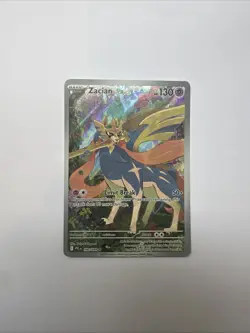 Zacian 100/094 Me02: Phantasmal Flames Holo Near Mint Pokemon Card - Image 1
