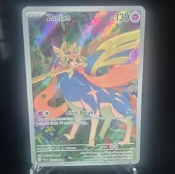 The Pokemon Company Zacian 100/094 Me02: Phantasmal Flames IR Holo English - Image 1