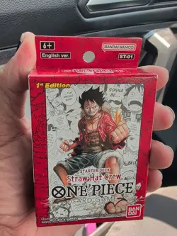 One piece tcg pre release straw hat crew starter deck 1ST EDITION - Image 1