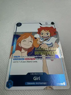 One Piece TCG Girl P096 Release Event Foil Winner Card P-096 Clean Nm - Image 3