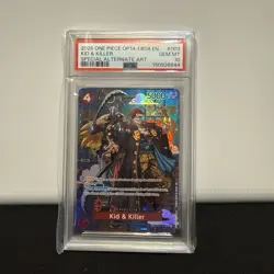 One Piece Kid & Killer Special Alternate Art OP14-EB04 EB01-003 PSA 10 Gem Mint - Image 1