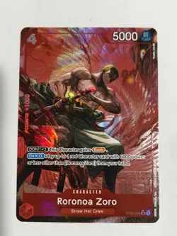 Roronoa Zoro SR Alt Art parallel St21-015 English color: Red - Image 2