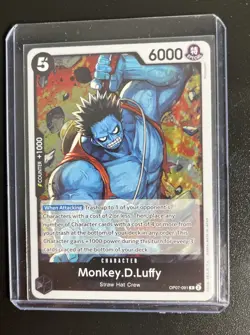 Monkey.D.Luffy OP07-091 Rare English 500 Years Future One Piece TCG Card Game - Image 1