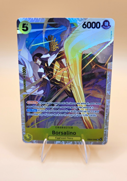 Bandai One Piece CCG Borsalino EB04-058 Egghead SR Holo Alt Art EN - Image 1