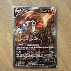 Pokemon TCG Entei v Crown Zenith: Galarian Gallery GG36/GG70 Holo Ultra Rare - Image 1