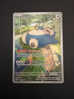 Pokemon Scarlet Violet 151 TCG Snorlax SVP 051 Promo Card - Image 1
