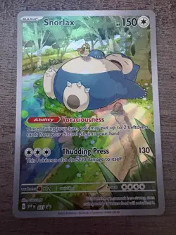 Pokemon Scarlet Violet 151 TCG Snorlax SVP 051 Promo Card - Image 3