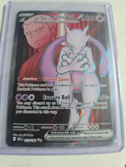 Team Rockets Mewtwo EX 213/182 Pokemon TCG Destined Rivals NM - Image 1