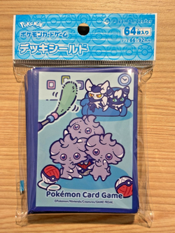 Official Pokemon Center Japan Espurr & Meowstic Relaxing Card Sleeves Set of 64 - Image 1