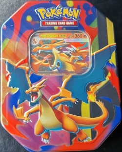 Pokemon Mega Charizard Y ex Promo Tin Trading Card Game English - Image 1