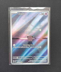 Pokemon TCG Obsidian Flames Cleffa 202/197 Illustration Rare Holo - Image 1