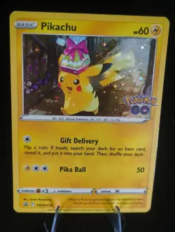 Pokemon Pikachu SWSH234 Cosmos Holo Black Star Promo Card - Image 1