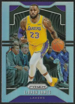 2019-20 Panini Prizm LeBRON JAMES #129 Silver Prizm - Image 2